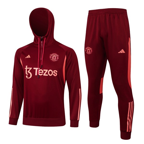 Hoodies Manchester United 2024 Rote 2